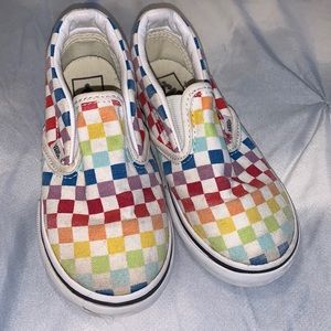 Toddler Girl Rainbow Vans